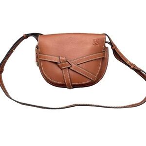 Loewe Tan Leather Crossbody Bag